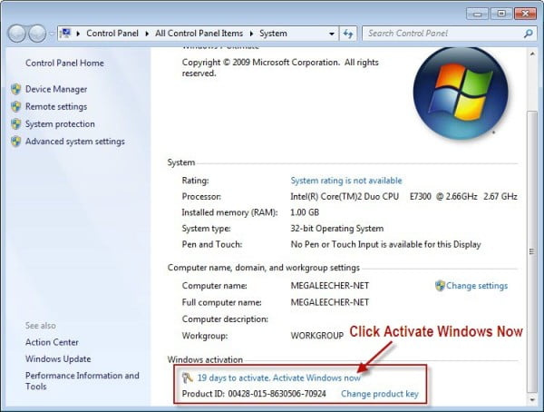 windows 7 ultimate activation key facebook