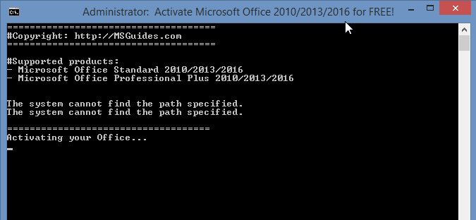 How To Activate Microsoft Office 2016 Through Cmd Kurtbay