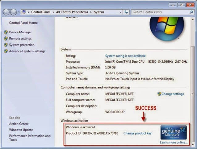 Windows 7 Product Key Free 2019