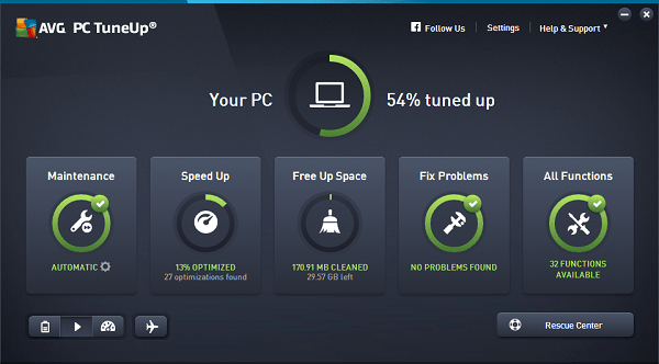 avg tuneup serial