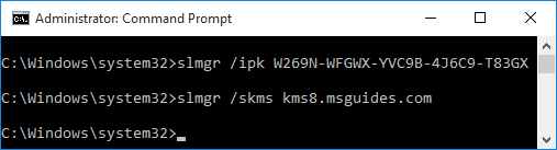 how to set up a kms server for windows server 2019