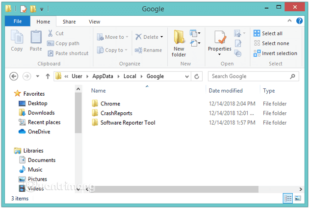 delete everything inside this folder