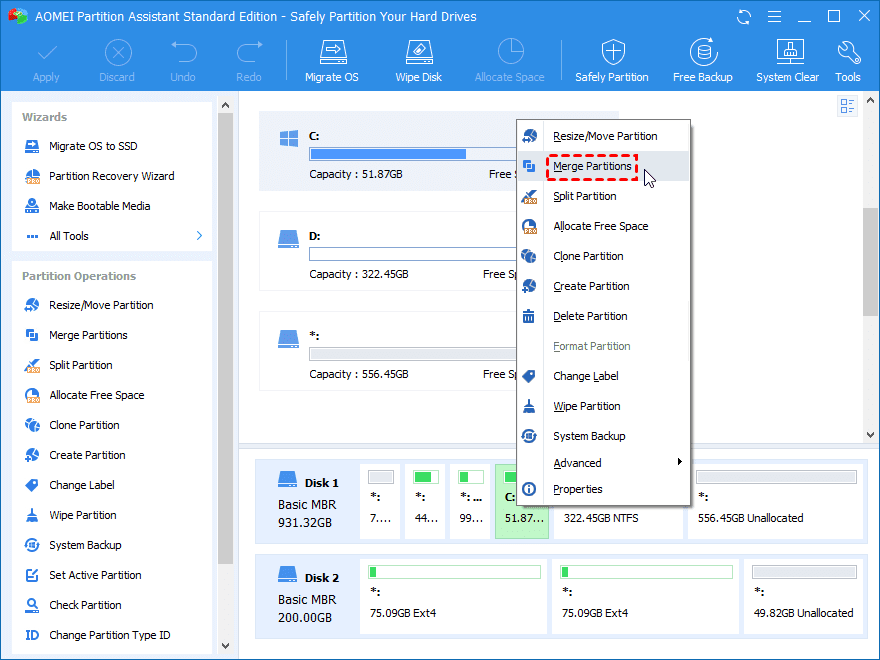 Cómo extender la partición con espacio no asignado en Windows PC 21
