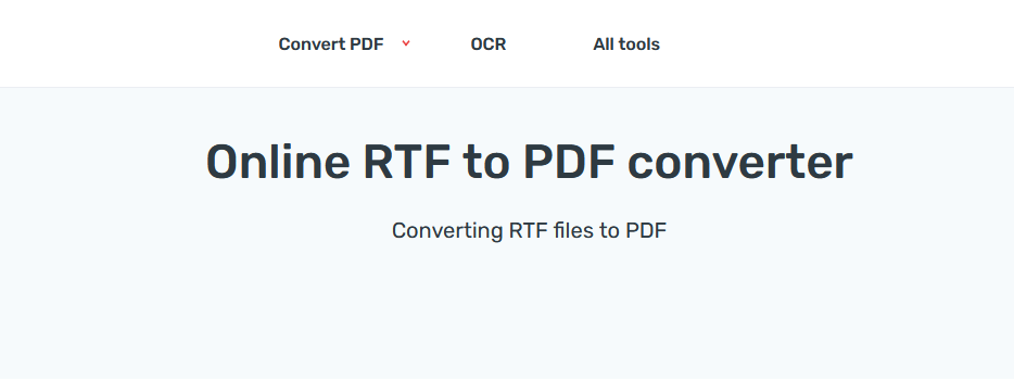 Best 3 Online Converters to Convert RTF to PDF