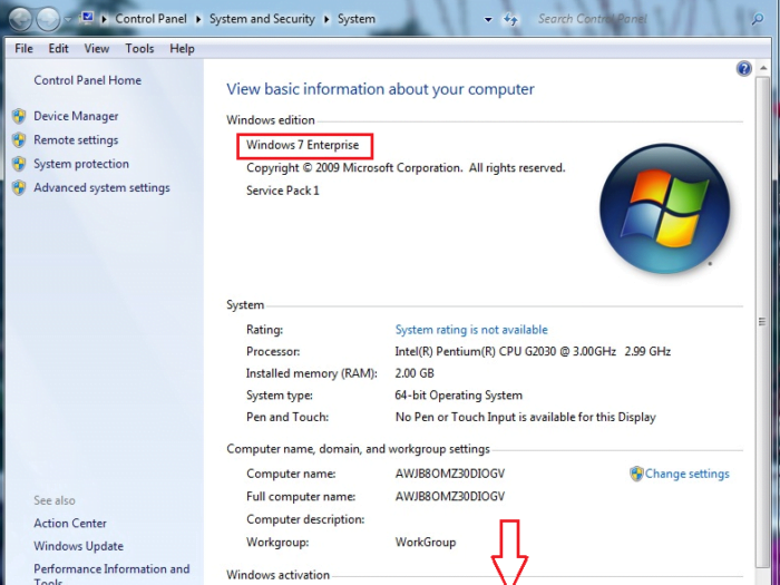 Windows 7 Enterprise Product Key