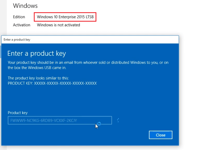 Buy Windows 10 Enterprise LTSB 2015 product key
