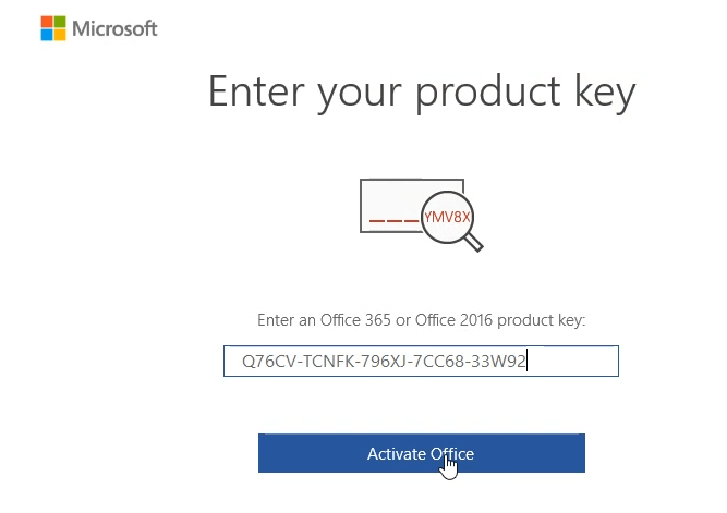 product key for microsoft office 2016 free