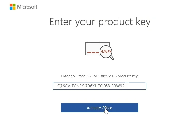 Free Microsoft Office 2016 Product Key