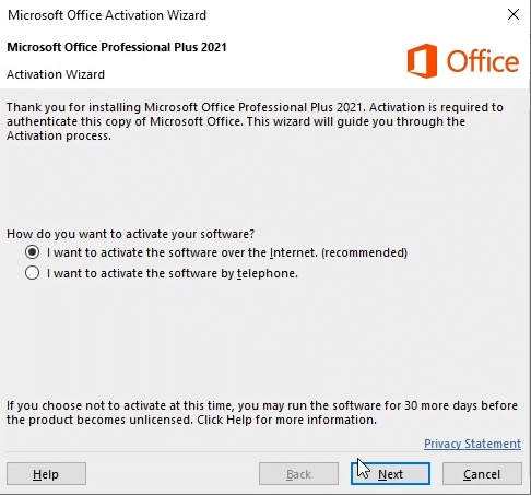 How to activate Microsoft Office Professional Plus 2021