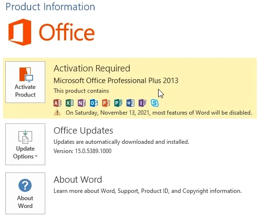 activate Microsoft Office 2013 Pro Plus for free