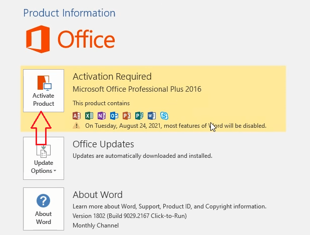 Free Microsoft Office 2016 Product Key 3222