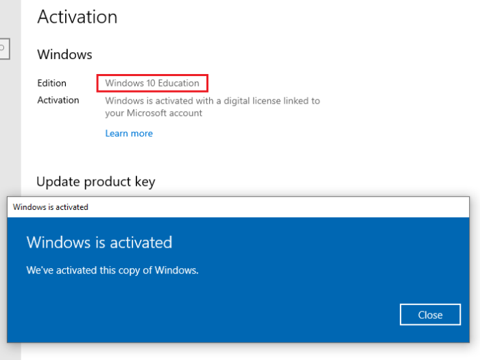 Windows 10 Education Product Key Free