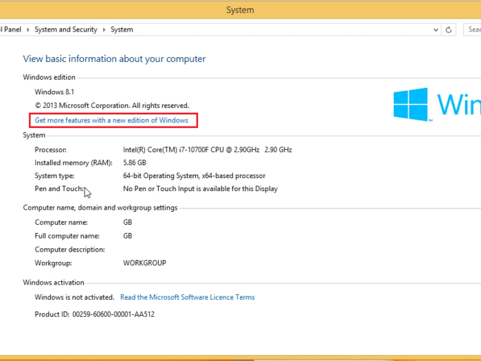 How to upgrade Windows 8.1 to Windows 8.1 Pro